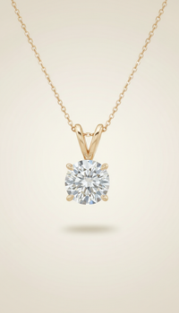 YELLOW GOLD 18 K NECKLACES & DIAMOND (0.30CT)