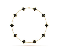 Van Cleef & Arpels Necklaces Alhambra 20 Motif 18k Yellow Gold Onyx